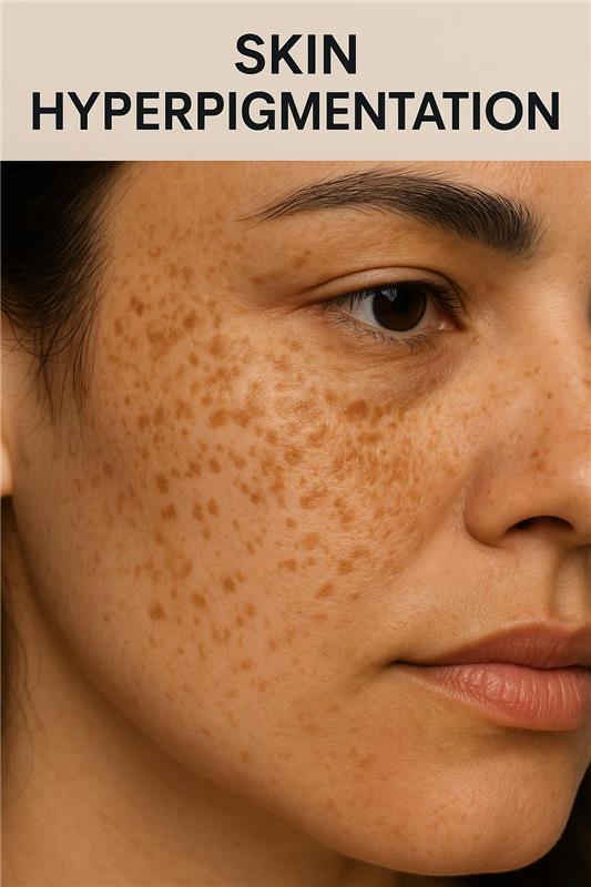 Hyperpigmentation Detail on Skin